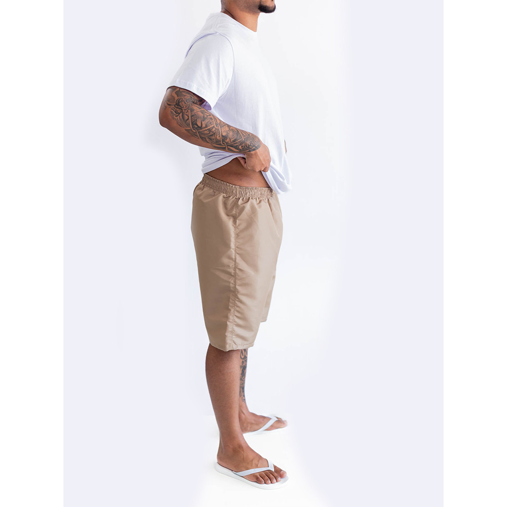 Bermuda Tactel Basica CDP Presídio Jumbo Sem Bolso em Oferta na Shopee