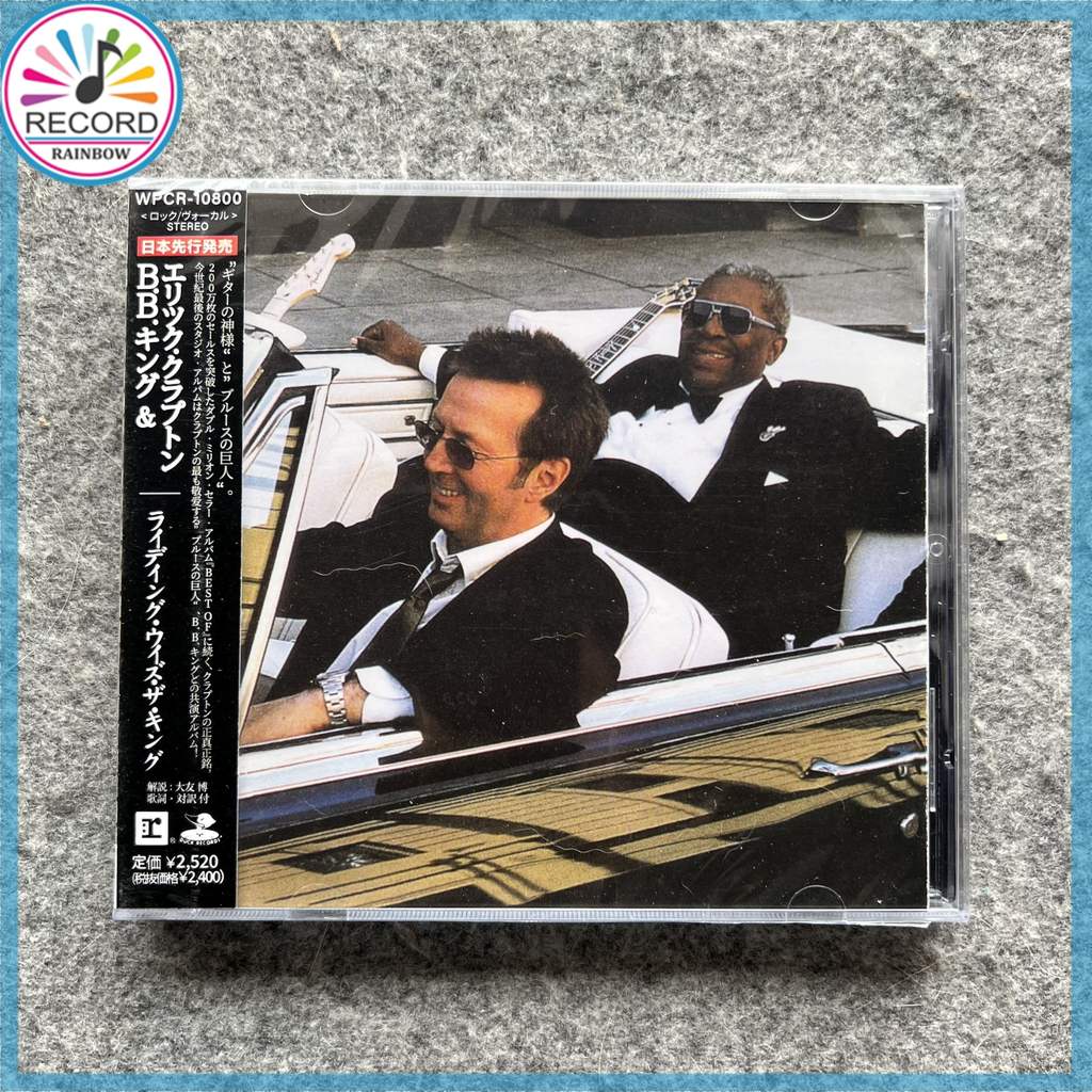 B.B. King & Eric Clapton Riding With The King Original CD Album Lacrado Brand New BRST