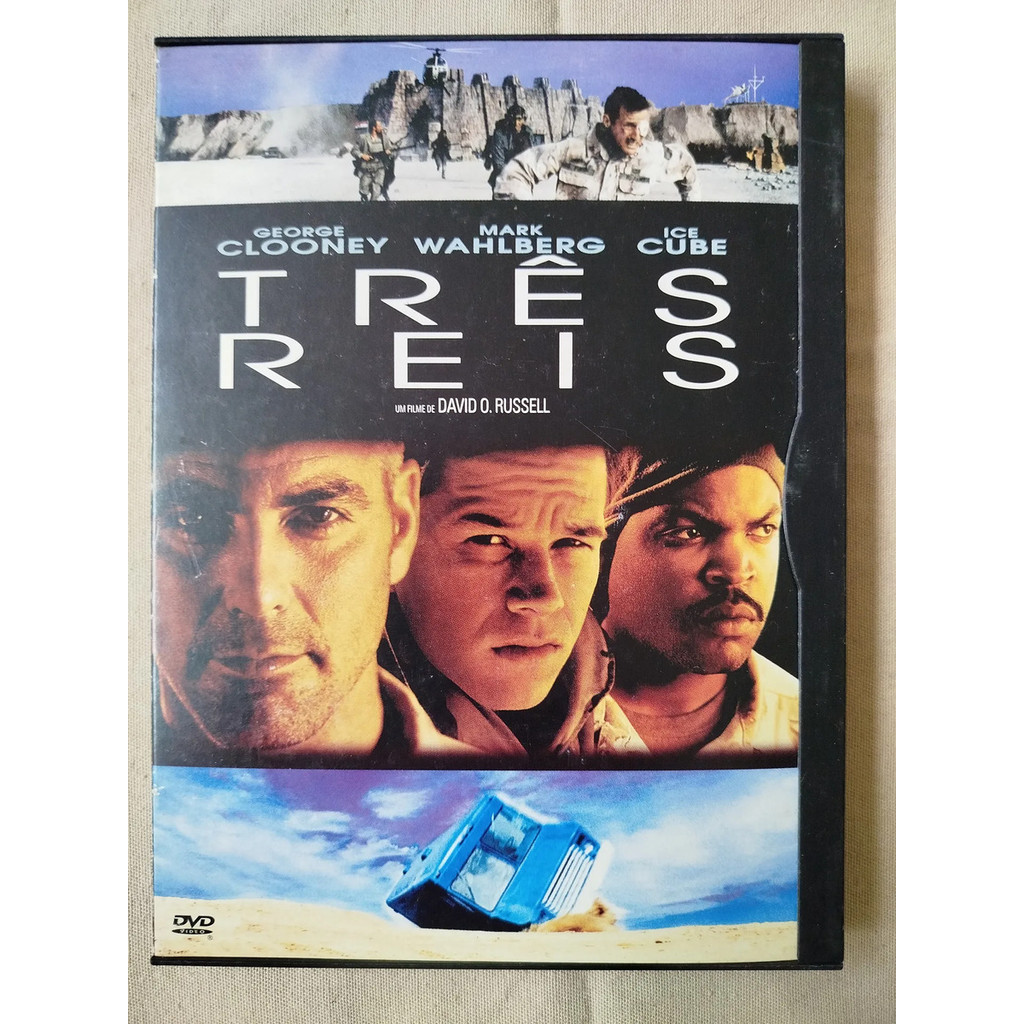 DVD Filme Três Reis 1999 George Clooney Mark Wahlberg Snapcase