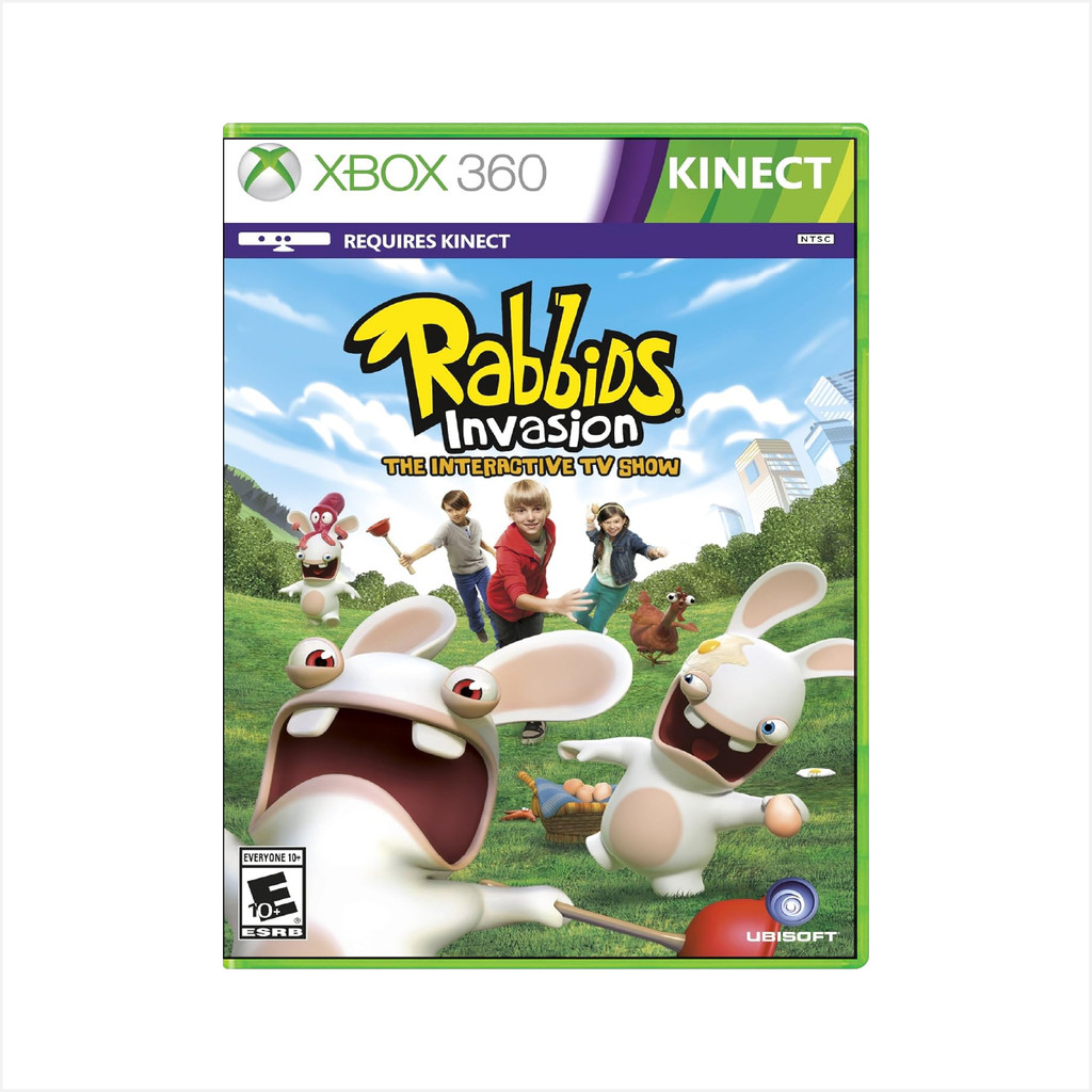 Jogo Rabbids Invasion O Show Interativo da TV - Xbox 360 - Usado - Original