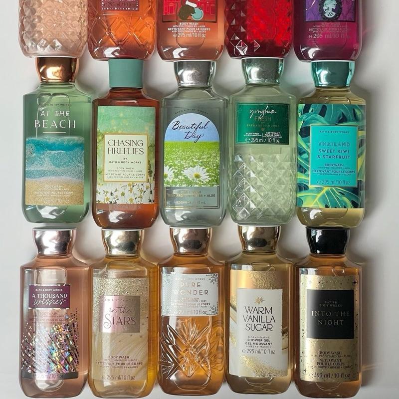 Sabonete Líquido e Gel de Banho - Bath & Body Works - 295 ml BBW Body Wash e Shower Gel | Original