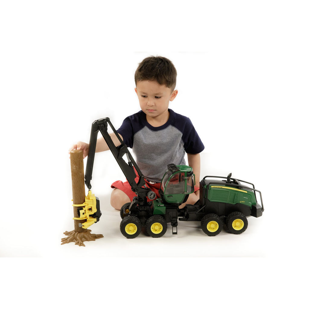 Miniatura Máquina Florestal John Deere 1270G 1/16 Bruder Original Alemã