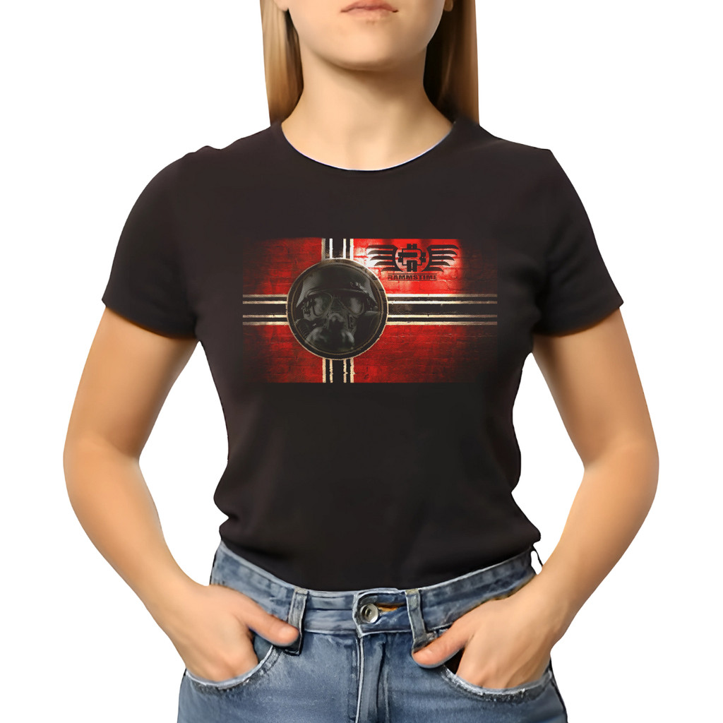Camiseta Baby Look Feminina Banda Rammstein 100% Algodao