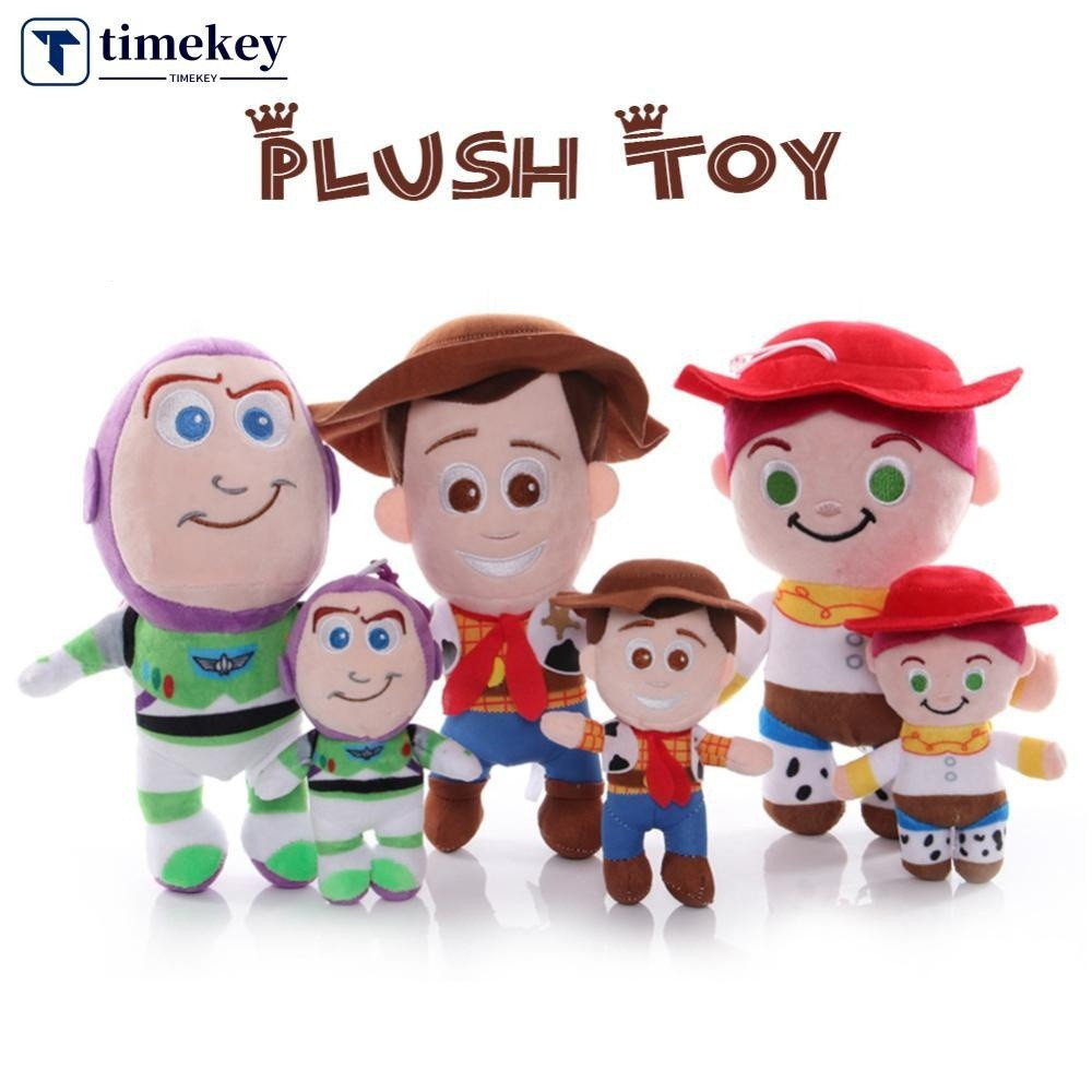 Pelúcias de Woody e Buzz Lightyear de Toy Story
