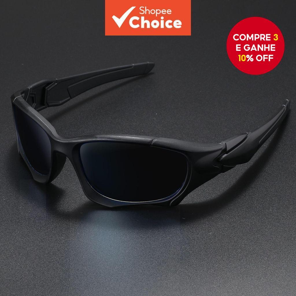 Óculos de sol esportivos unissex para ciclismo, óculos de proteção UV400, adequados para corrida, pesca e direção. em Oferta na Shopee