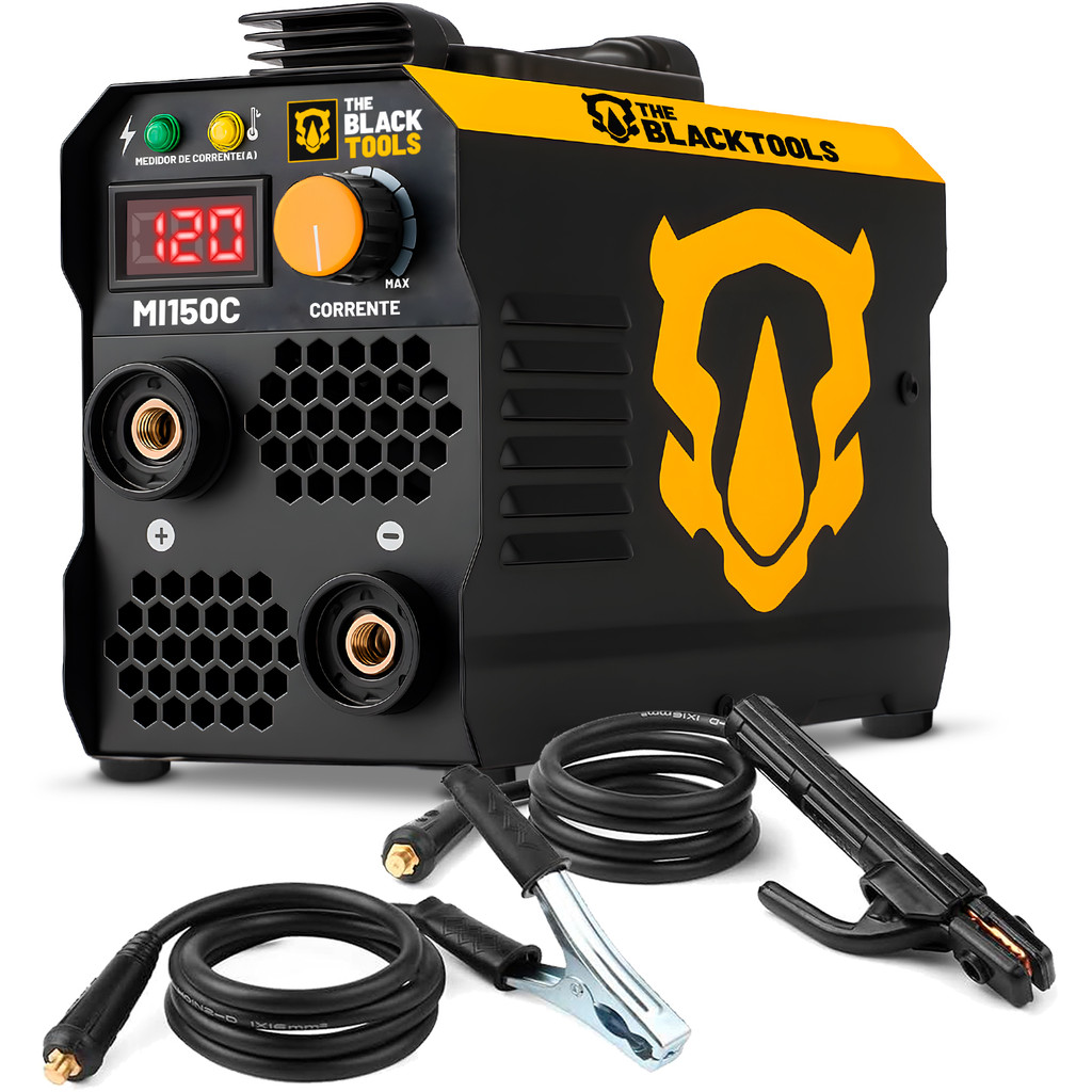 Máquina Inversora De Solda Portátil Mma Eletrodo 220v The Black Tools