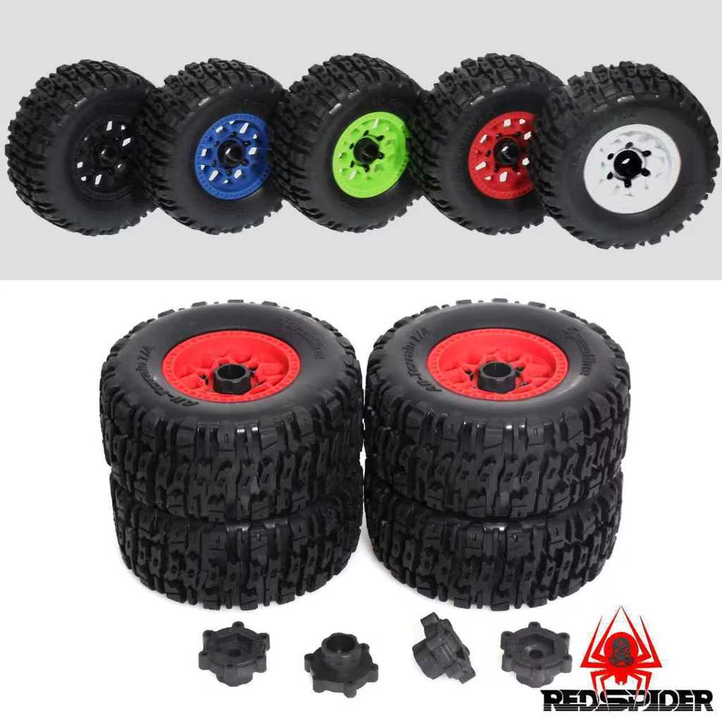 Pneu de Pista Curta de 110mm para Carro RC 1/10 Slash FS V4 Udirc Hpi Baja Ring Odds Losi Reign, Peça de Acessório de Me
