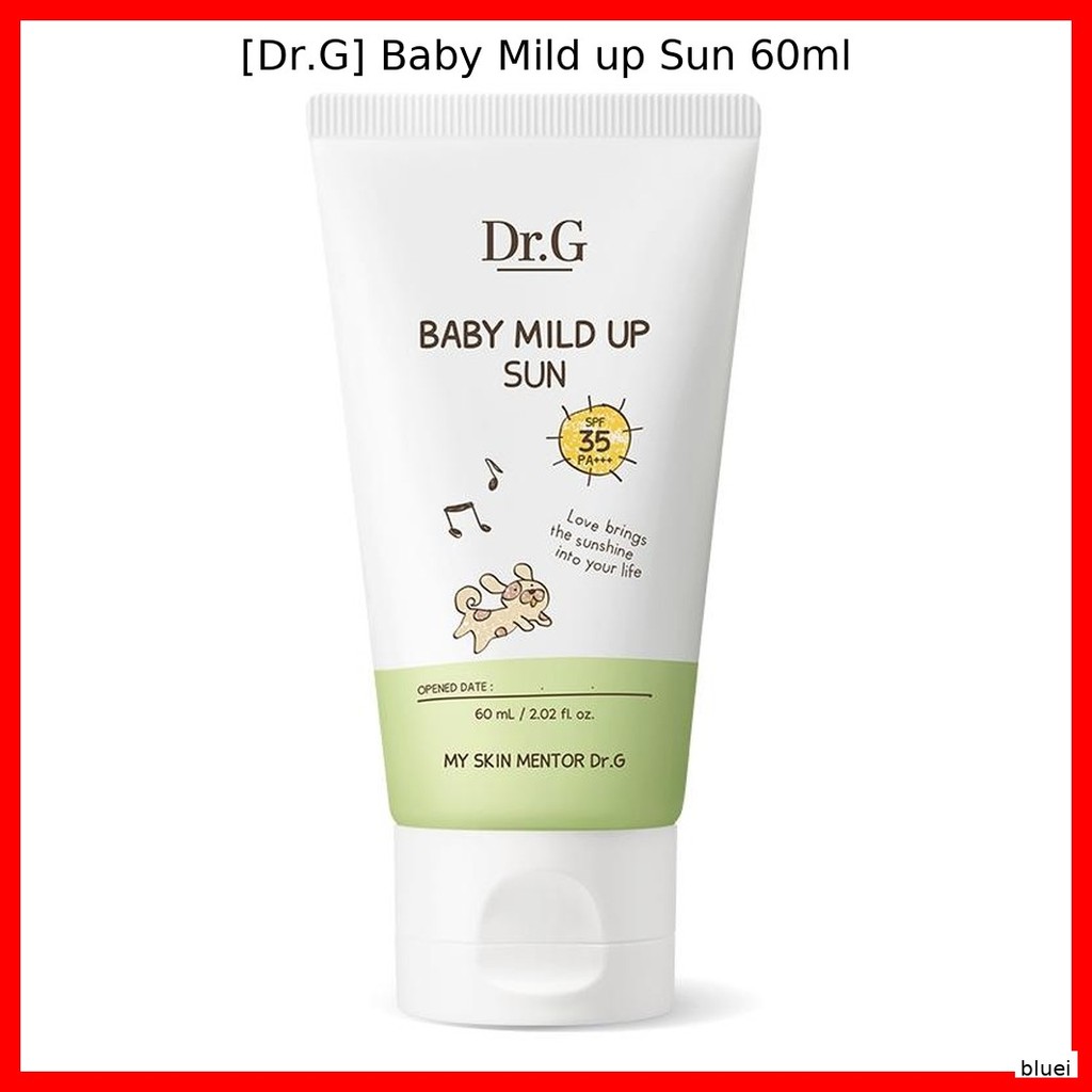 [Dr.G] Baby Mild up Sun 60ml/Protetor Solar Coreano/Fórmula Suave/100 % Autentico Da bluei