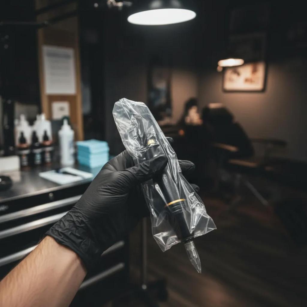 50 Protetor Plástico Tranparente Descartável Máquina Pen