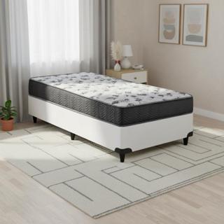 Cama Box e Colchão Iso 100 D33 - Solteiro (88x188)- Ortobom em Oferta na Shopee