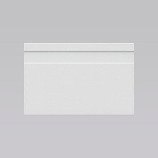 Kit 20m Linear Rodapé Pvc Edge Branco Frisado 15cm X 15mm X 2m em Oferta na Shopee