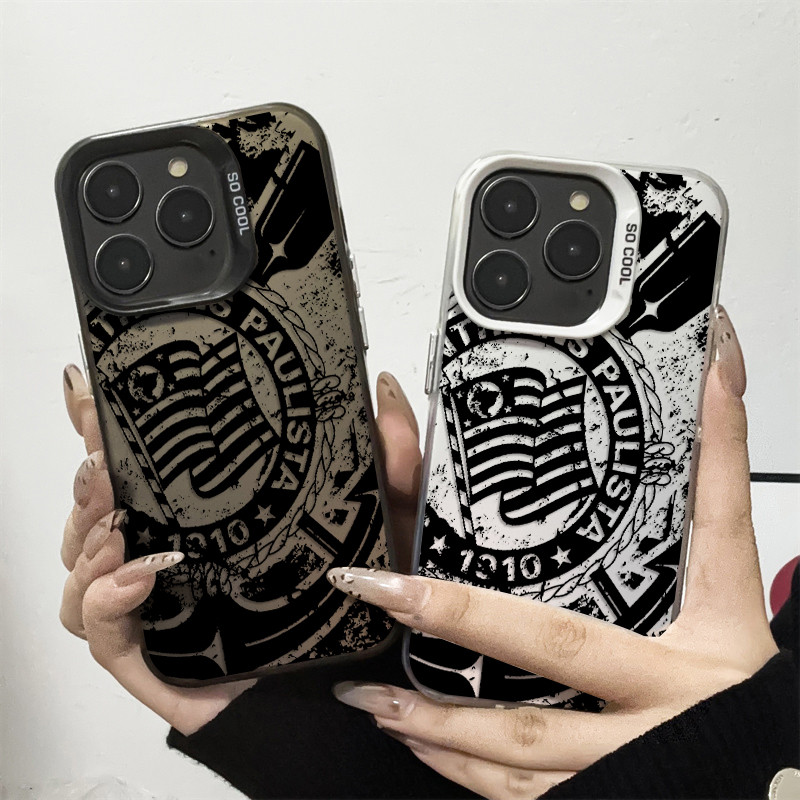 Capinha Para iPhone 17 16 15 14 13 12 11 Pro Max XS Max Xr X 16plus 16E Capa de celular Corinthians Anti Impacto Case em Oferta na Shopee