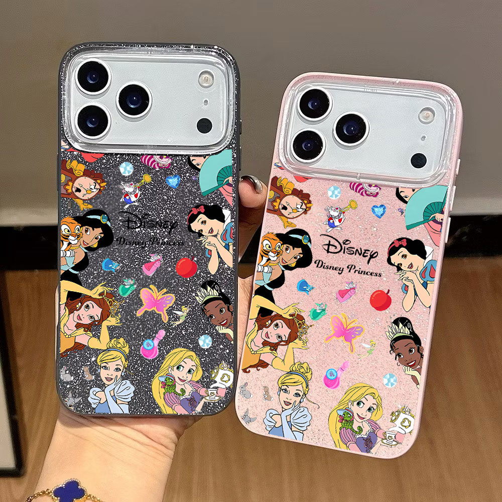 Caso Glitter Para iPhone 17 16 15 13 11 14 12 11 Pro Max Plus XR Ar Conto De Fadas Princesa Luxo Capa Macia em Oferta na Shopee