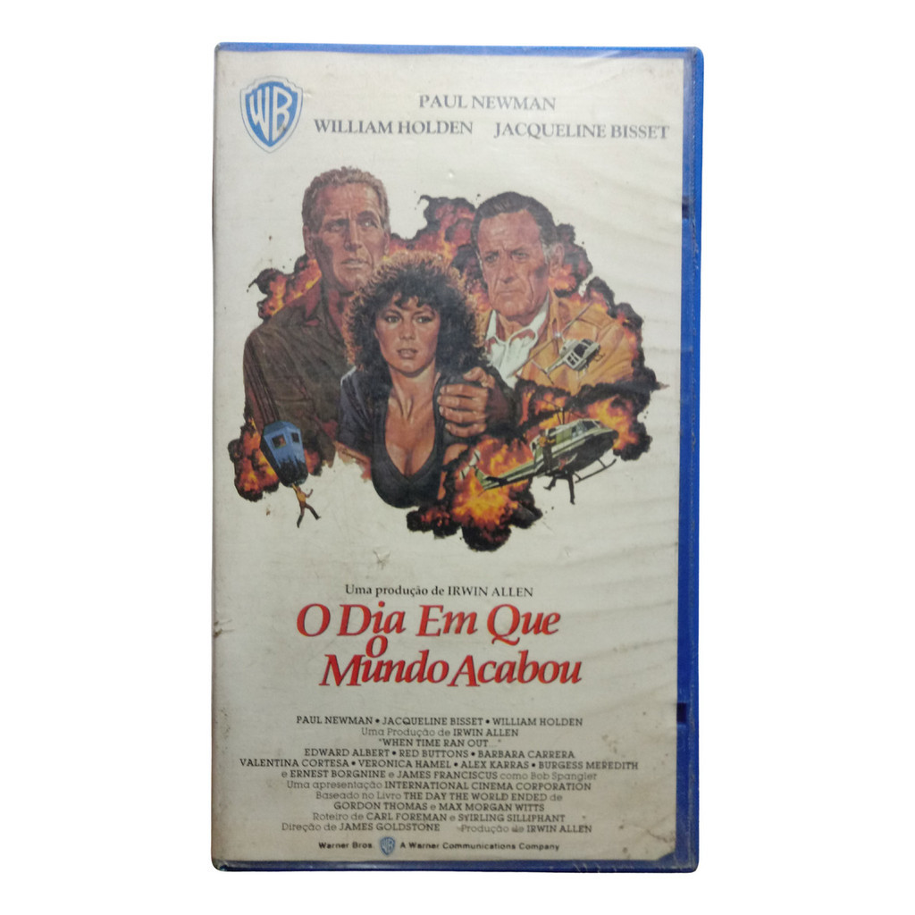 vhs O Dia Em Que O Mundo Acabou - Paul Newman