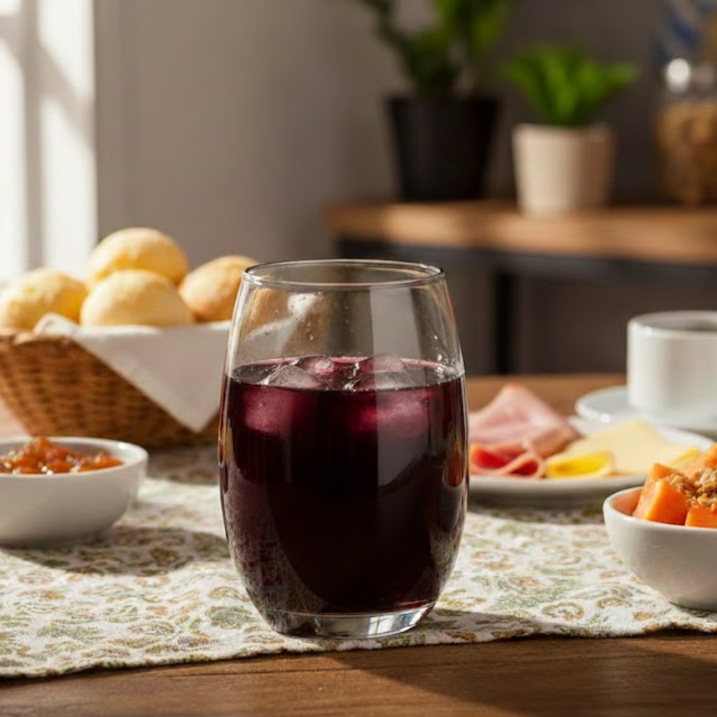 Jogo 6 Copos Aruba Vidro Fumê Luxo Nadir