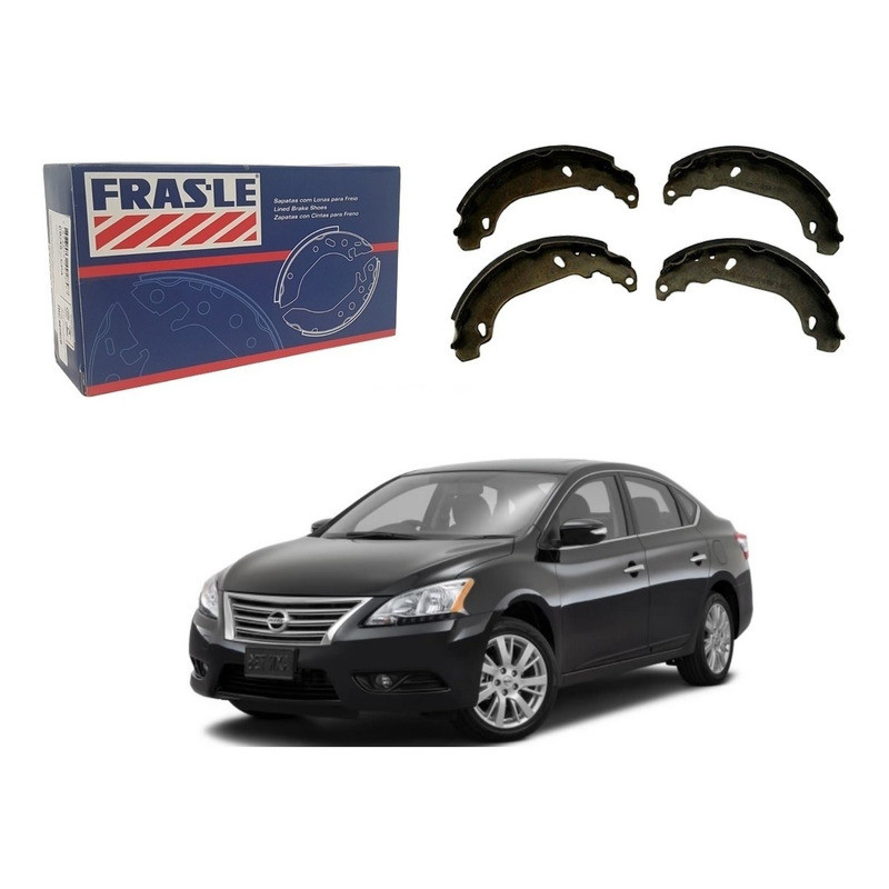Sapata De Freio 228mm Sentra 2.0 16v 2014 A 2016