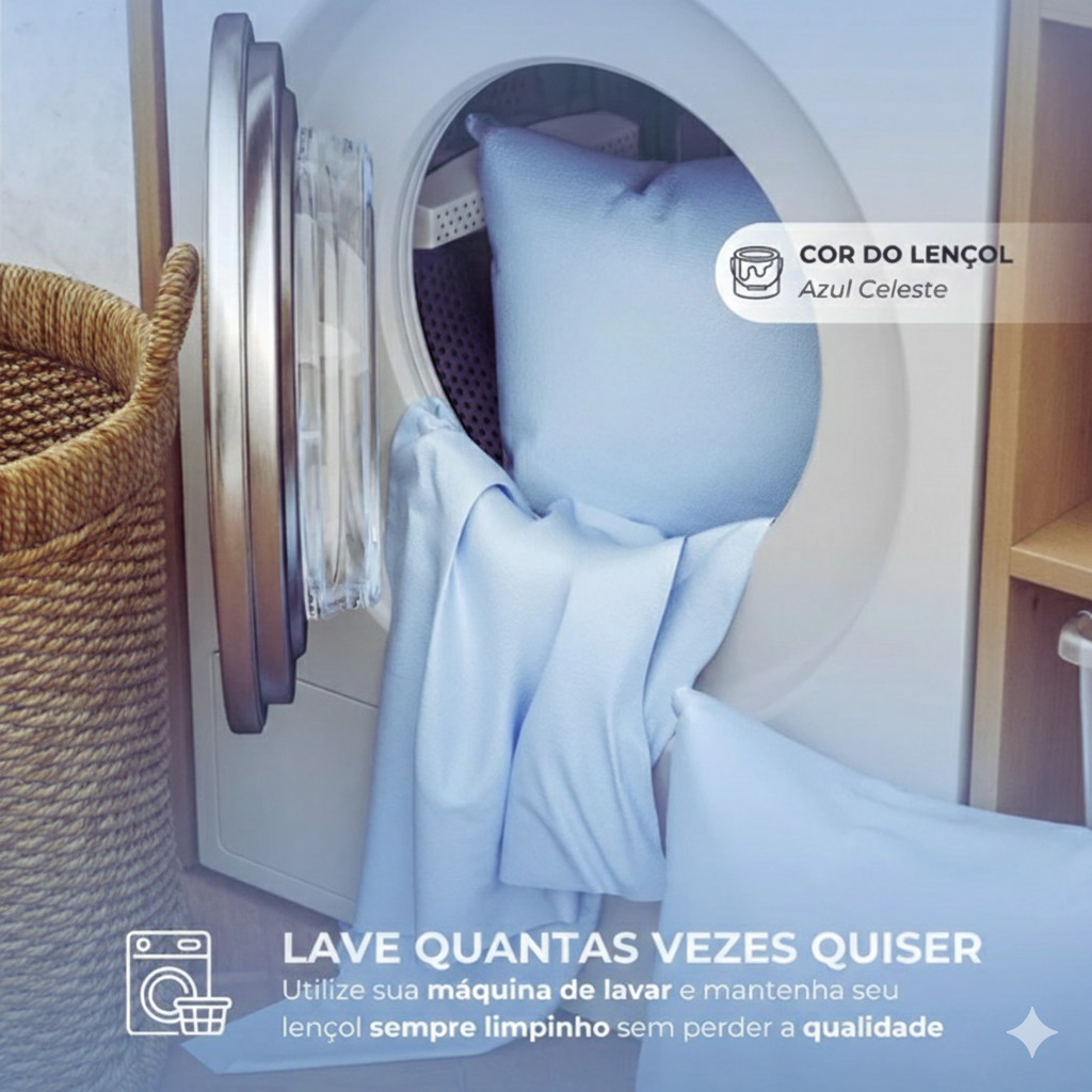 Jogo de Lençol 400 Fios Toque Acetinado Para Cama Box, Solteiro, Casal, Queen e King C/Ponto Palito