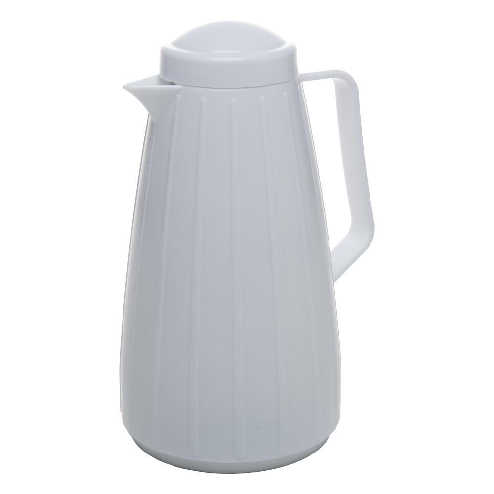 Garrafa Térmica Pequena Carrossel 400ml Branca Plástico - Wolff