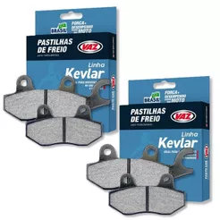 Kit Pastilhas de Freio Ninja 250R / Ninja 300R / Z400 / Z300 Vaz