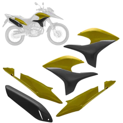 Kit Carenagem Plastico 4 Peças Original Pro Tork Xre 300 2010 2011 2012