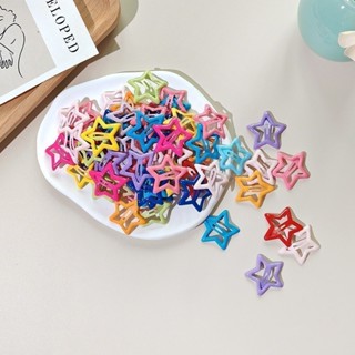 Kit 100 Presilhas de Cabelo Estrela Coloridas Estilo Y2K Dopamina / Antiderrapantes Para Meninas em Oferta na Shopee