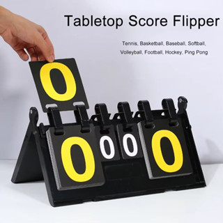 Placar de Mesa Dobrável Flip Score Profissional – Contador de Pontos e Sets para Tênis de Mesa e Esportes em Oferta na Shopee