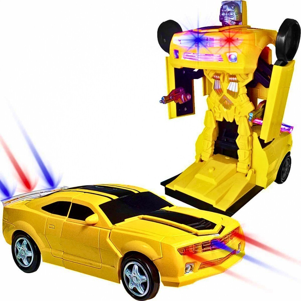 Brinquedo Carrinho Camaro Transformers Vira Robo Luz Som Bate Volta Carrinho Que Vira Presente Anive em Oferta na Shopee