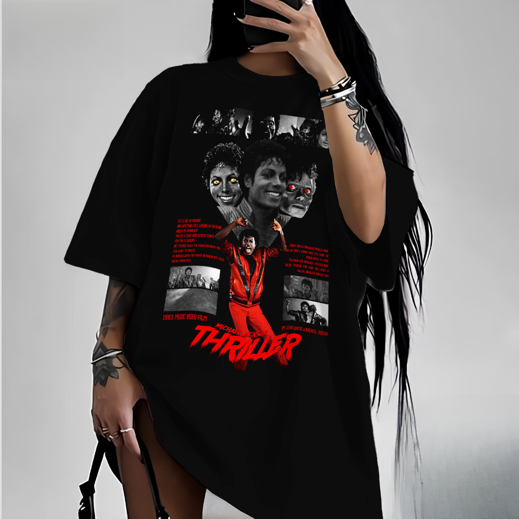 [Camiseta Premium em Algodão Puro]SISI Feminina de Academia Larga Oversized Over Thinking 100% Algodão