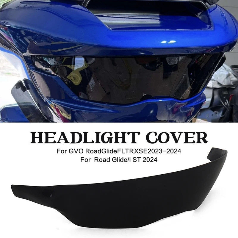 Nova Motocicleta Protetor De Farol Guarda Carenagem Capa Acessórios Para CVO Road Glide FLTRXSE ST FLTRX 2024