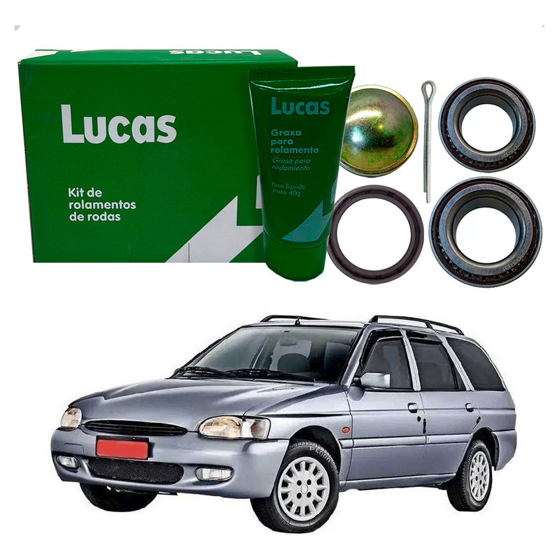 Kit Rolamento Roda Traseira Ford Escort Sw 1.6 2000 A 2002