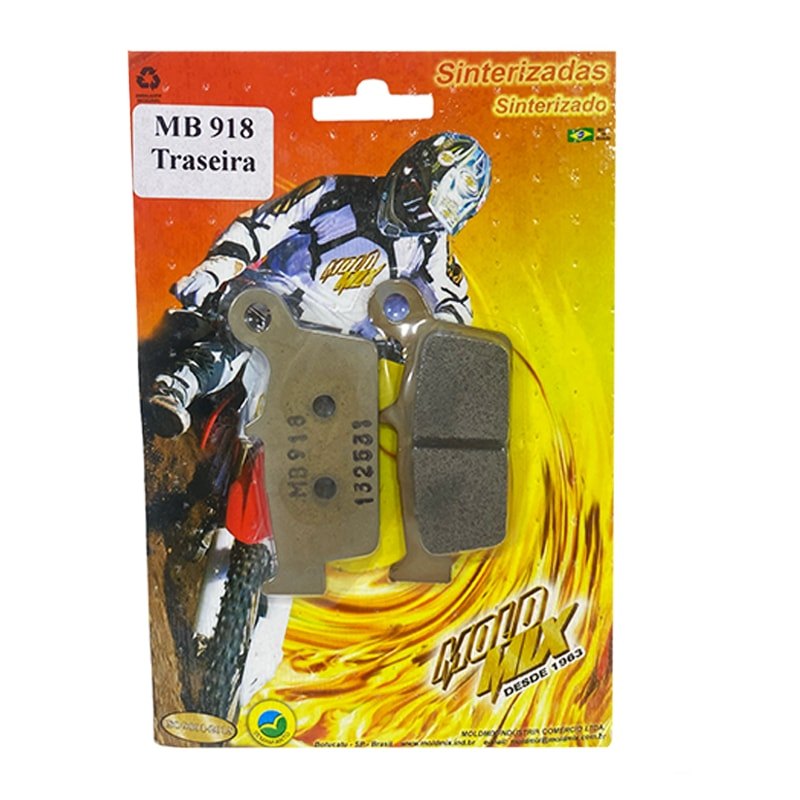 Pastilha de Freio CR 80 / 85 - CR 125 / 250 - YZ 125 / 250 - DRZ 400 - KX 125 / 250 - RM 125 / 250 Mold Mix