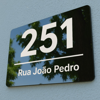 🏠 Placa em ACM para Endereço e Número de Casa – Diversas Cores – Condomínios e Empresas em Oferta na Shopee