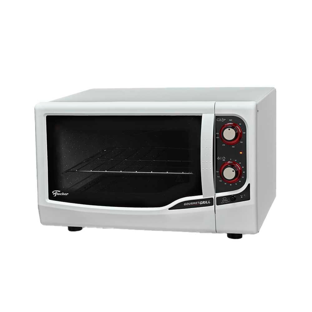 Forno Elétrico 44 Litros Fischer Gourmet Grill Bancada Branco 220v em Oferta na Shopee