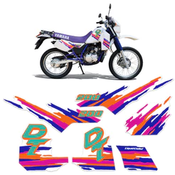 Kit Adesivos Para Yamaha DT 200 1994 Moto Branca Completo