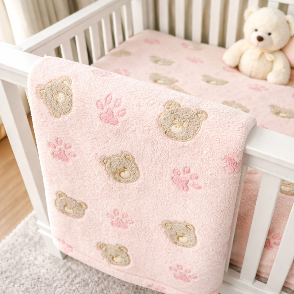 MANTINHA PARA BEBÊ ESTAMPADA - 1,10 X 0,80 CM em Oferta na Shopee
