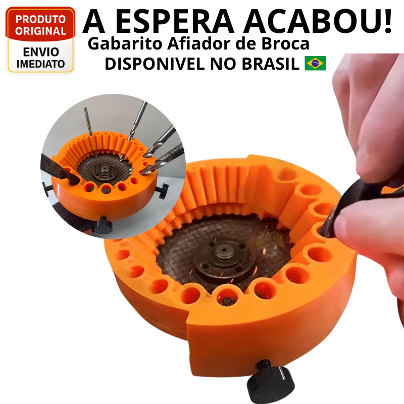 Gabarito Afiador de Broca Lixadeira Esmerilhadeira 4.1/2" | Disco de 115 mm viv em Oferta na Shopee