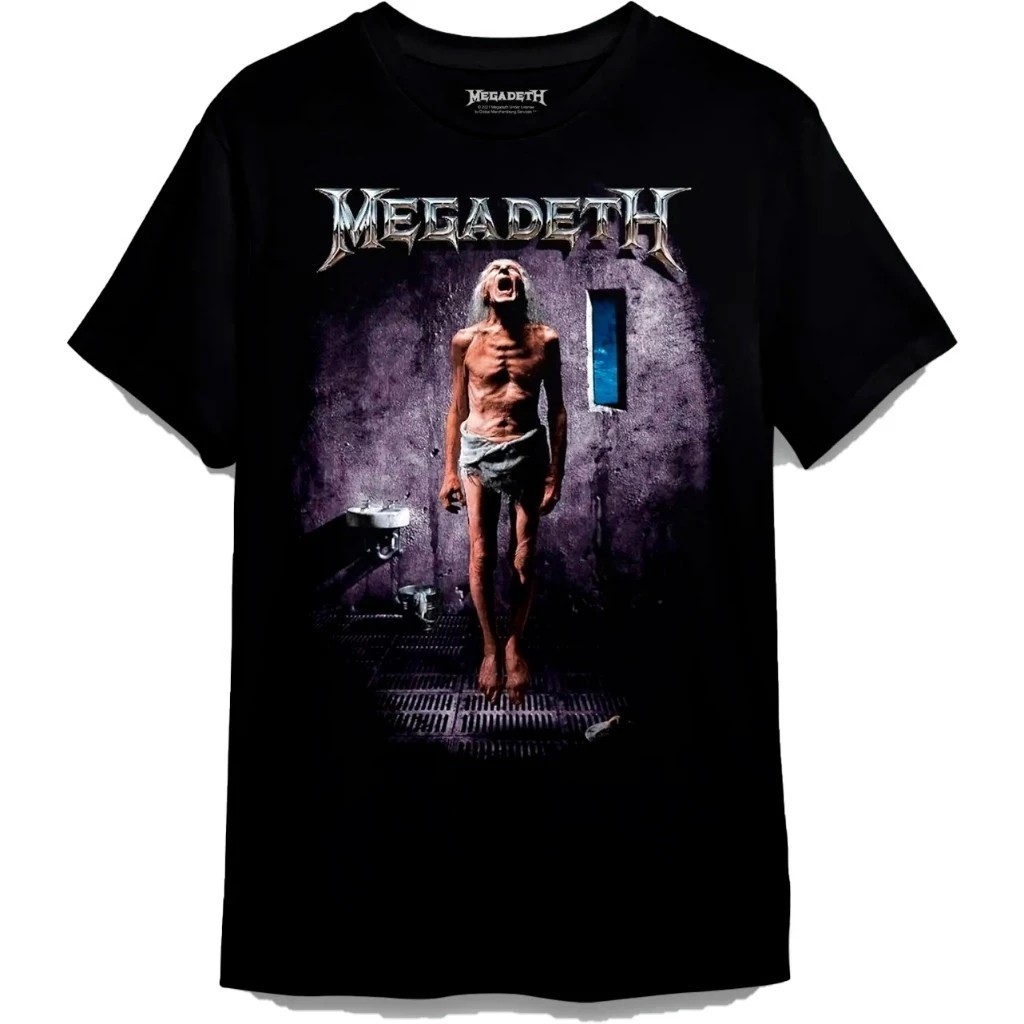 Tshirt Rock Masculina Estilo Metal Estampada Lançamento Camiseta 100% Algodão Camisetão  Oversized - Ohana