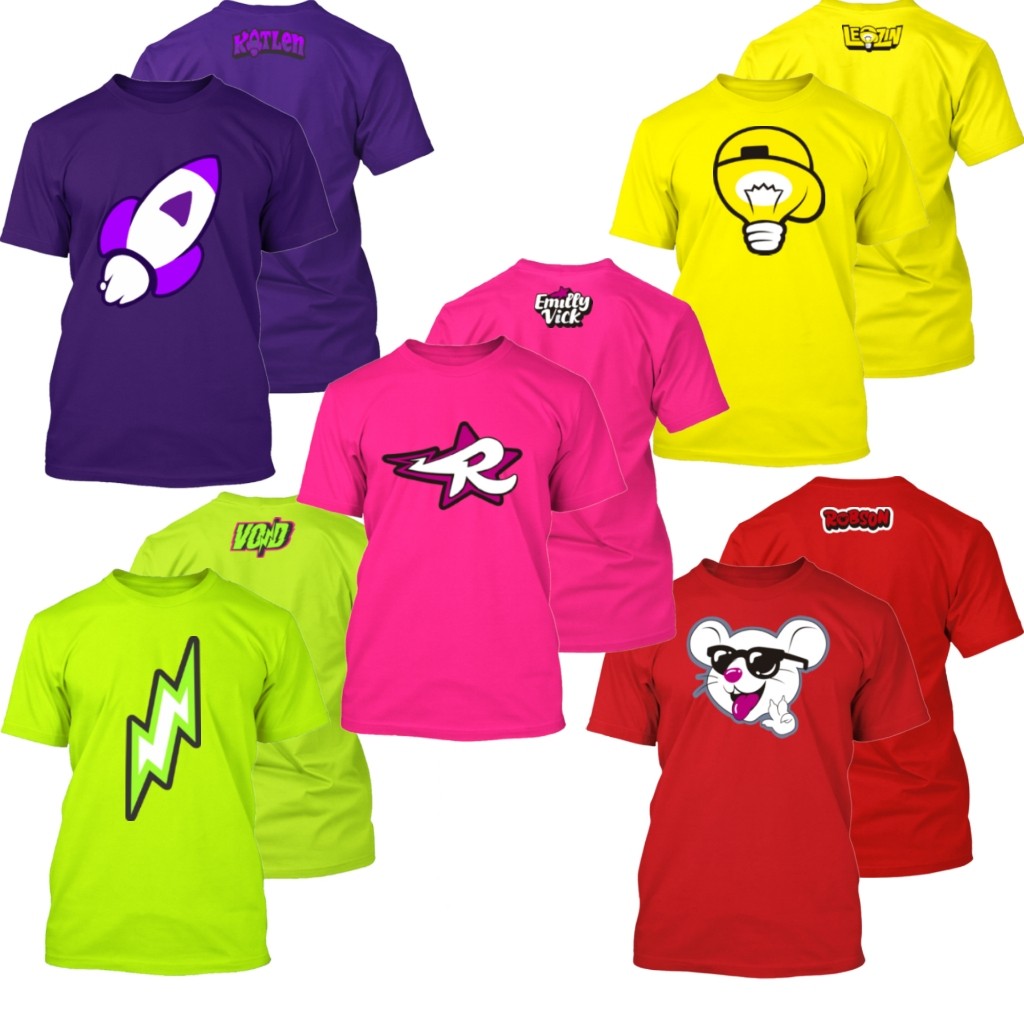 Camisetas Emilly Vick Katlen Void Leozin Robson Rato 100% Algodão Blusa Dos Rosa  Infantil Juvenil