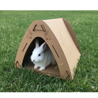 Casinha Toca para Coelho em MDF – Abrigo Confortável, Resistente e Fácil de Montar Coelhinho em Oferta na Shopee