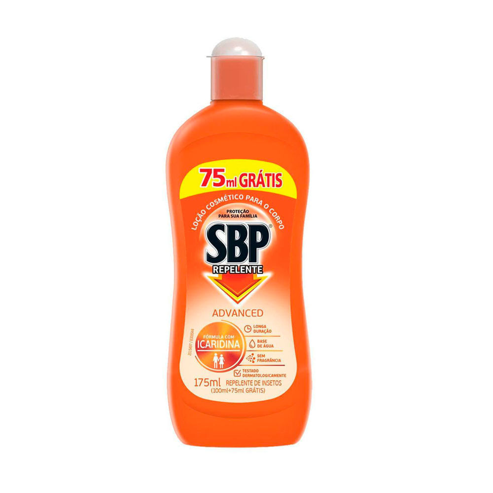 Repelente SBP Loção Corporal com Icaridina Advanced 175ml em Oferta na Shopee