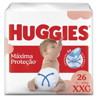 Fralda Huggies Supreme Care XXG - 26 Tiras em Oferta na Shopee