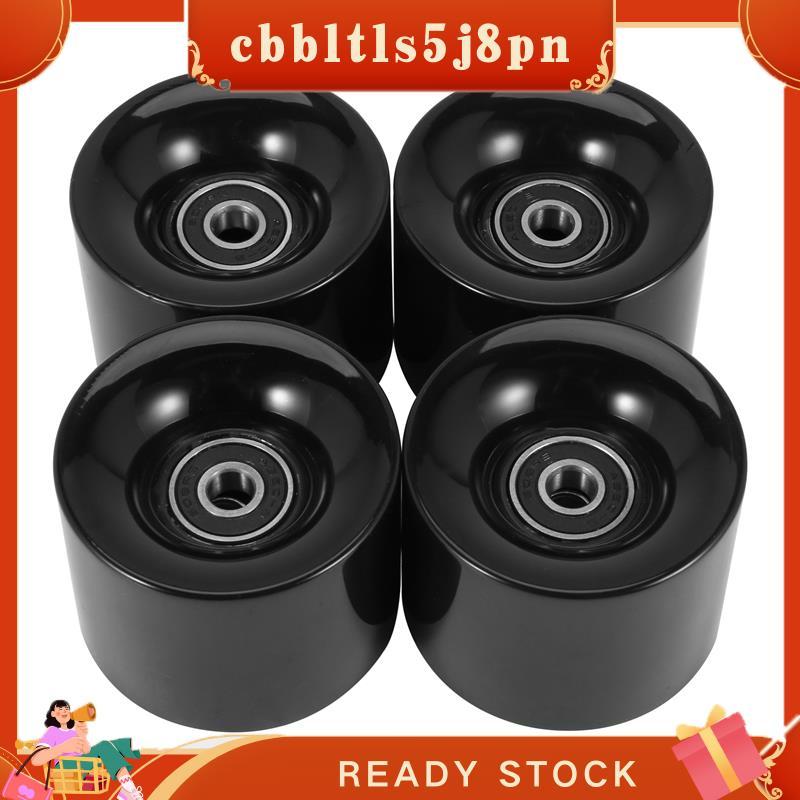 Pacote De 4 Rodas De Skate De 60 Mm + Rolamento ABEC-9 De Aço E Espaçadores Cruiser Wheels