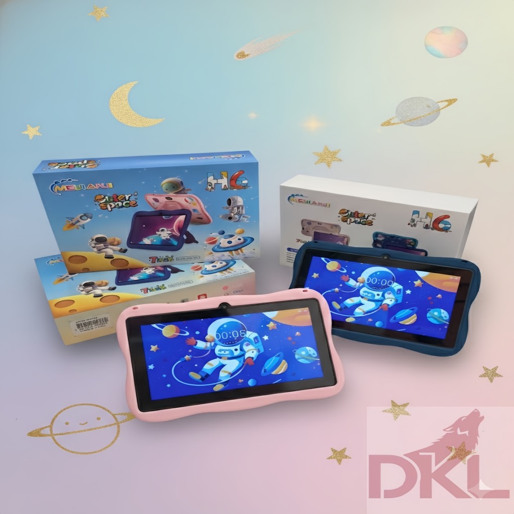 Tablet Infantil WiFi 7'' 256GB - 6GB RAM Android 15 - Óculos 3D, Caneta e Película 5mp - Bingo em Oferta na Shopee