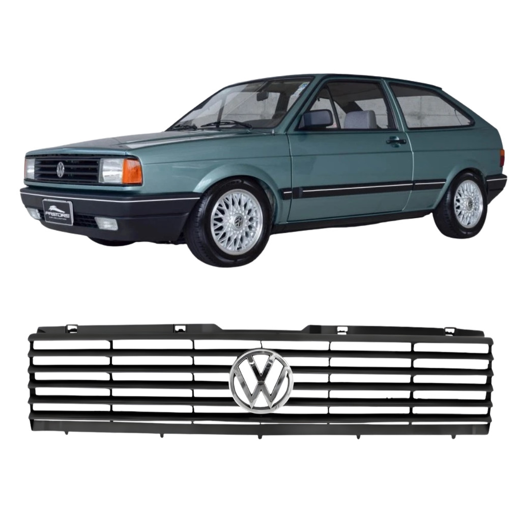 Grade Gol Saveiro Voyage Parati 1987 Até 1990 90cm + Emblema
