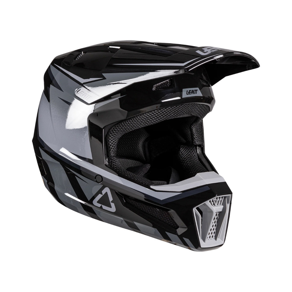 Capacete Leatt 2.5 Preto Cinza Motocross MX Enduro Trilha Moto