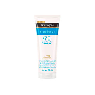 Protetor Solar Neutrogena Sun Fresh FPS 70 200ml em Oferta na Shopee