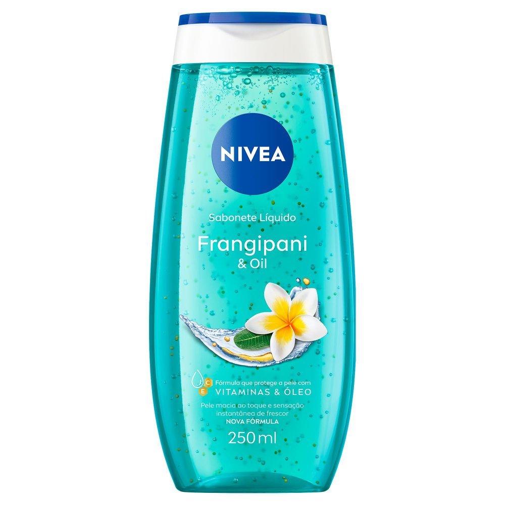 Sabonete Líquido Nivea Frangipani & Oil 250ml em Oferta na Shopee
