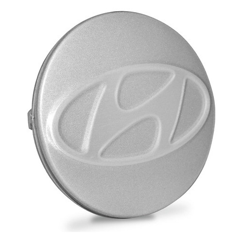 Calota Calotinha Centro Miolo Meio Roda Hyundai I30 59mm Prata