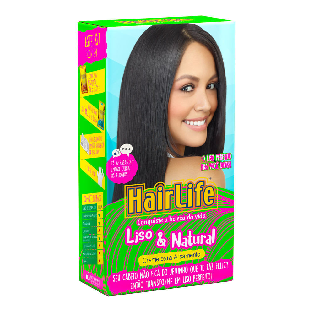 Alisante Hair Life Liso e Natural Kit em Oferta na Shopee