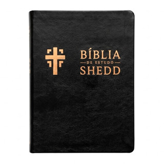 Bíblia de Estudo Shedd | A21 | Couro Sintético Preto em Oferta na Shopee